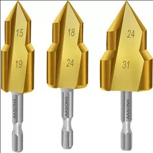 مته تخلیه لوله ورک زون مدل W-3 مجموعه 3 عددی