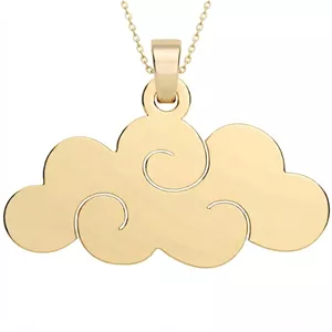 گردنبند طلا 18 عیار زنانه با زنجیر حلقه‌ای (فلامینگو) لیردا مدل ابر 1235322 