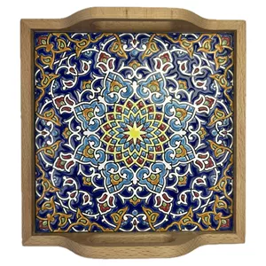 سینی کاشی کاری مدل هندسی 