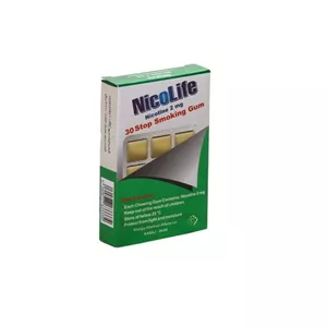 آدامس ترک سیگار نیکوتین نیکلایف -2میلی گرم بسته 30 عددی