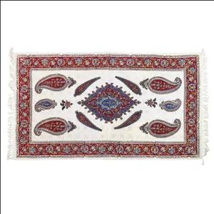 رومیزی قلمکار زابلیان مدل مستطیل 12060 طرح موج