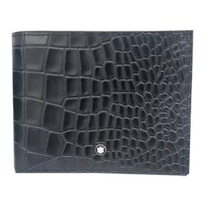 کیف پول مون بلان مدل افقی چرم طبیعی کد 582