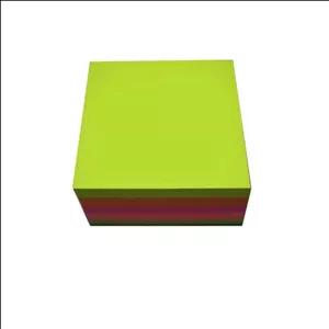 کاغذ یادداشت چسب دار مدل no سایز 5x5 سانتی متر بسته 500 عددی