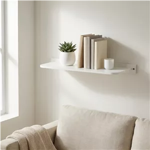 شلف دیواری خونه خاص مدل پایه مخفی کد 50cm
