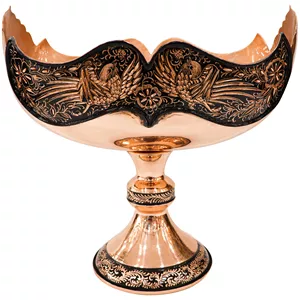 کشکول مسی مدل الماس تراش نیمه تراش کد 292916half