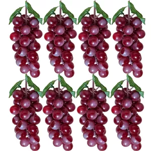 میوه تزئینی مدل انگور بسته 8 عددی