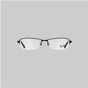 فریم عینک طبی نیم فریم ری بن مدل 0RX6185E-2503-55 مناسب برای انواع صورت