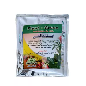 کود پودر کلات آهن 6% دیبان مدل plant-green وزن 150 گرم