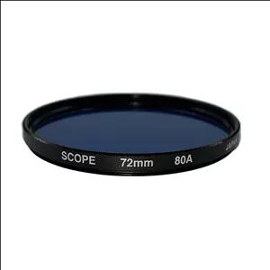 فیلتر لنز اسکوپ مدل B (80A)-72MM