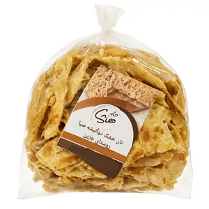 نان خشک دو آتیشه ساده صبا -500 گرم