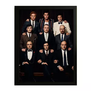 تابلو طرح مشاهیر سینما کد 01 فریم مشکی