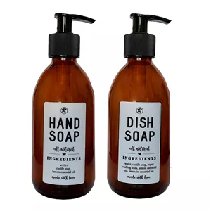 مخزن مایع دستشویی مدل ALL NATURAL مجموعه دو عددی