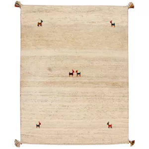 گبه دستباف فارس 1.83 متری سی پرشیا مدل 122607 زمینه کرم