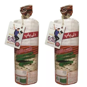  رایس کیک دانه های مغذی بدون شکر دلی پاپ - 110 گرم بسته 2 عددی 