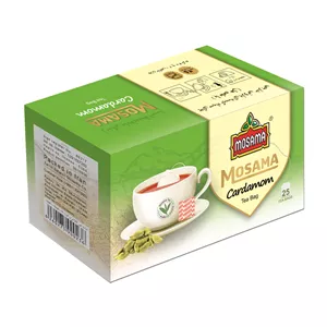چای سباه کیسه ای هل دار مسما بسته 25 عددی