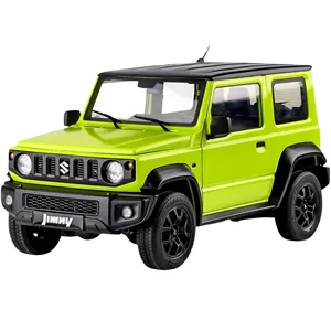  ماکت ماشین ناب سل مدل سوزوکی جیمنی فلزی سه در چراغدار موزیکال عقب کش کد Metallic Jimny with musical lights and pull-back 