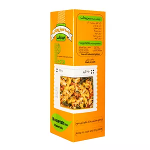 پاستای جو دوسر و سبزیجات مهدیافت پیچی - 350 گرم