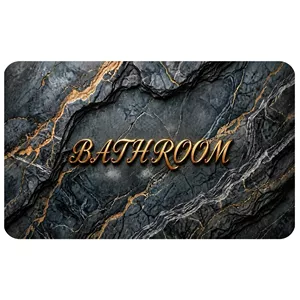 پادری مدل سرویس bath طرح سنگ 409m4 سایز 76x46 سانتی‌متر مناسب برای فضای داخلی