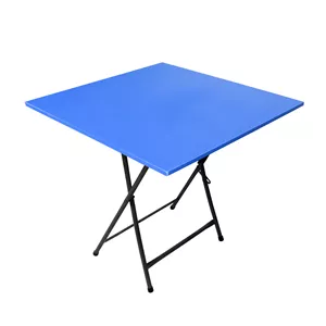 میز پذیرایی مربع با پایه فلز و صفحه نئوپان میزیمو مدل تاشو کد 5518