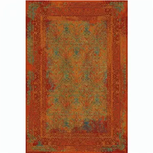 فرش کلاریس 2/25×1/5 نوستالژی LA300600 آجری 1200 شانه 1800 تراکم پلی اوژن