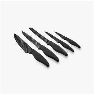 سرویس چاقو آشپزخانه 5 پارچه کاراجا مدل Theia Black