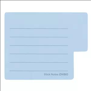 کاغذ یادداشت چسب دار ژیبو مدل bluma ws_60 سایز 6.5*7 سانتی متر بسته 60 عددی