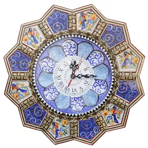 ساعت دیواری خاتم کاری مدل تارا کد 010