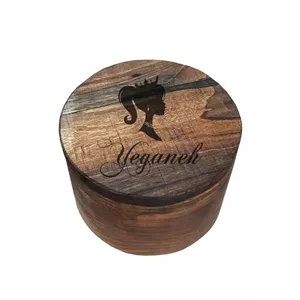 جعبه جواهر چوبی مدل اسم یگانه 32154