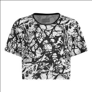 کراپ تی شرت ورزشی زنانه مدل G56