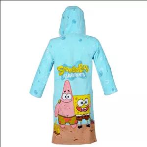 حوله پالتویی کودک پودایران طرح باب اسفنجی سایز 90x110 سانتی‌متر