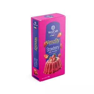پودر ژله با طعم توت فرنگی ونزلی ونزکافه - 100 گرم
