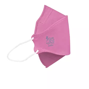 ماسک تنفسی ریما مدل سه بعدی نوجوان N95 نانو کد pink_MF95 بسته 25 عددی