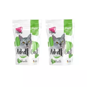 پوچ گربه بالغ فیفورا مدل veal طعم گوشت وزن ۸۵ گرم بسته ۲ عددی