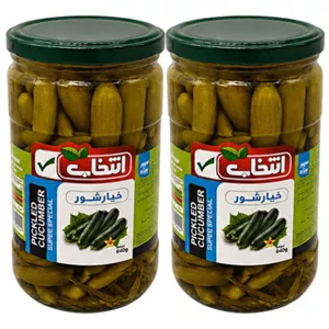 خیارشور سوپر ویژه انتخاب - 640 گرم بسته 2 عددی