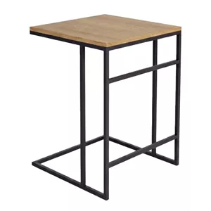 میز جلو مبلی مربعی با پایه فلز و صفحه MDF مدل آرون