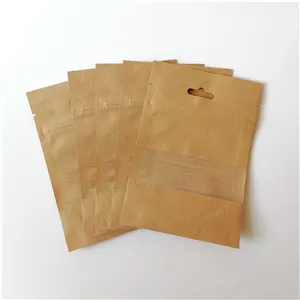 پاکت زیپ دار مدل کرافت بسته 30 عددی