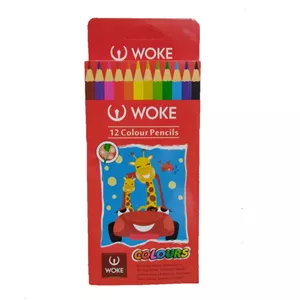 مداد رنگی 12 رنگ ووک مدل زرافه