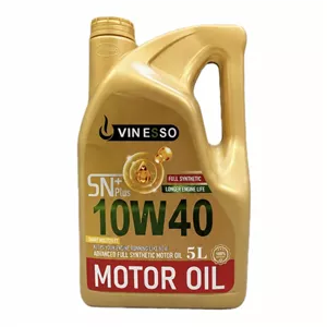 روغن موتور خودرو بنزینی وینسو اویل مدل 10W40 SN PLUS 10W-40 حجم 5 لیتر
