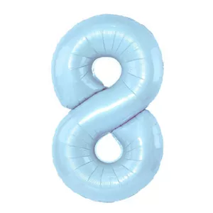 بادکنک فویلی لاکی بالونز طرح عدد 8 مدل مات کد 1276