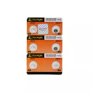 باتری ساعت تیانکیو مدل AG0 – LR 521 H بسته شش عددی