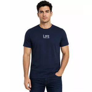 تی‌شرت آستین کوتاه یقه گرد مردانه لیورجی مدل LifeSpring2026 