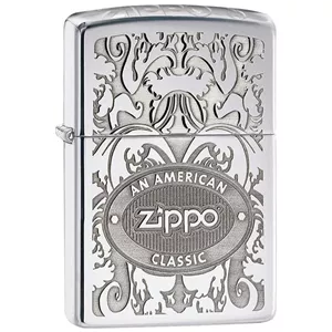 فندک بنزینی زیپو مدل Crown Stamp Classic