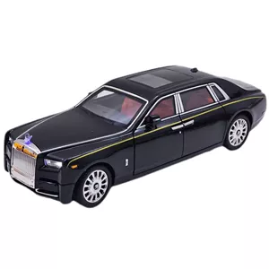ماکت ماشین بازی ناب سل مدل رولزرویس سقف کهکشانی فلزی موزیکال کد  Rolls-Royce scale 1:18