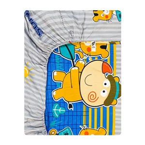 ملحفه میکرو کودک آدنو مدل Best friend کد MC17 سایز 70x135 سانتی متر