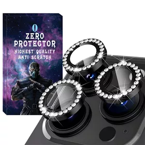 محافظ لنز دوربین زیرو مدل Ring Diamond مناسب برای گوشی موبایل اپل Iphone 13 Pro / 13 Pro max