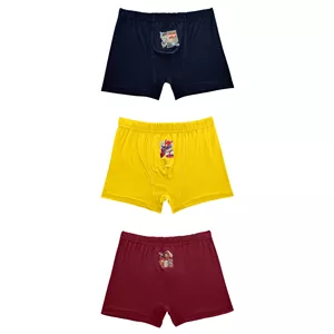 شورت پسرانه کوزا مدل پادار پنبه ای کد 4595-3 بسته 3 عددی