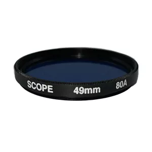 فیلتر لنز اسکوپ مدل B (80A)-49MM
