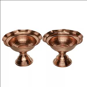 پیاله مسی مدل جامک مجموعه دو عددی