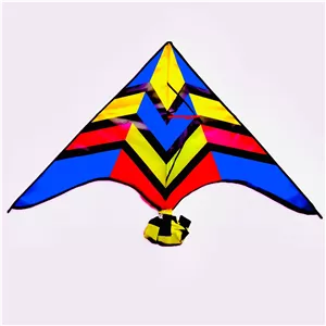 بادبادک مدل دلتا طرح هفت رنگ 