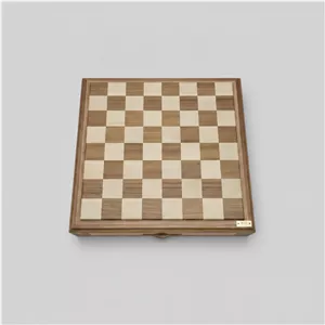 صفحه شطرنج مدل CB100 با جنس چوب گردو ابعاد 50×50 سانتی‌متر